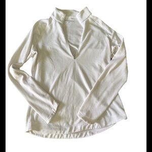 Nike Women’s Dry Dri-fit Pullover Womens Long Sleeve, White Size M Preowned